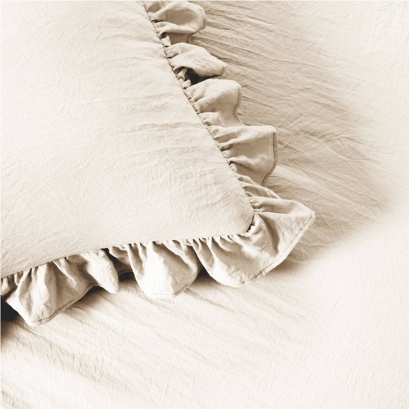 New Lush Decor Ruffle Skirt Bedspread Comforter Set - Ivory - Twin - Picture 5 of 8
